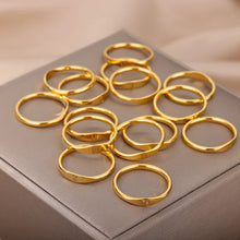 Load image into Gallery viewer, Cross-border 26 English Letter Ring Stainless Steel high quality Niche Design Light Luxury Opening Female Ring Food Ring