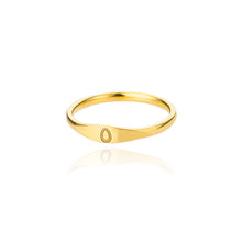 Load image into Gallery viewer, Cross-border 26 English Letter Ring Stainless Steel high quality Niche Design Light Luxury Opening Female Ring Food Ring