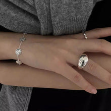 Load image into Gallery viewer, Basic Stacked Balloon Ring Brass Plated 18K Gold/Platinum Light Luxury Fashion High Style New Ring