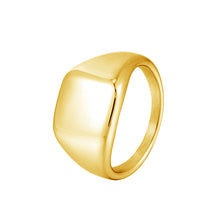 Load image into Gallery viewer, Simple smooth oval ring ins niche titanium steel index finger can't quit colored female ring small wholesale