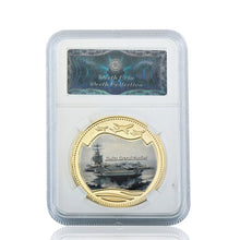 Load image into Gallery viewer, WR Gold Plated Coins United States Department of the Navy Warship Coins Collectibles World War ii Challenge Coins Dropshipping