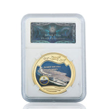 Load image into Gallery viewer, WR Gold Plated Coins United States Department of the Navy Warship Coins Collectibles World War ii Challenge Coins Dropshipping