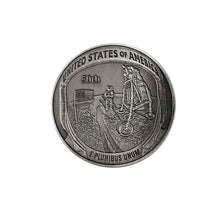 Load image into Gallery viewer, New Arrival US 50th Anniversary Apollo 11 Moon Landing Art Collection Retro Copper Coin Physical Gold Commemorative Coin Gift
