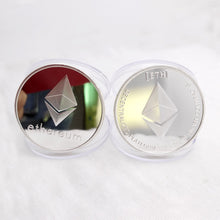 Load image into Gallery viewer, Gold Plated Ethereum Coin commemorative Coin Litecoin Art Collection Gift Physical antique imitation home decoration AUG27