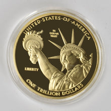 Load image into Gallery viewer, 1 Trillion Dollar Gold Coins Collectibles Silver Plated US Collection Metal Coin