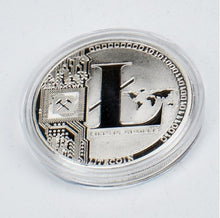 Load image into Gallery viewer, 1PC Gold Plated  Bitcoin Coin BTC Bit Physical Metal Collectible Coin for gift with plastic case
