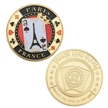 Load image into Gallery viewer, WR 24k Gold Casino Table Game Collectible Coin Chip Poker Card Guard Protects The Cards In Your Hand Golden Collection Gift