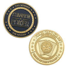 Load image into Gallery viewer, WR 24k Gold Casino Table Game Collectible Coin Chip Poker Card Guard Protects The Cards In Your Hand Golden Collection Gift