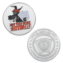 Load image into Gallery viewer, WR 24k Gold Casino Table Game Collectible Coin Chip Poker Card Guard Protects The Cards In Your Hand Golden Collection Gift