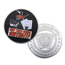 Load image into Gallery viewer, WR 24k Gold Casino Table Game Collectible Coin Chip Poker Card Guard Protects The Cards In Your Hand Golden Collection Gift