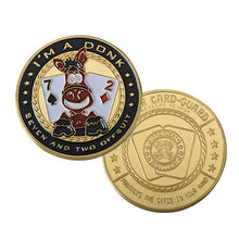 Load image into Gallery viewer, WR 24k Gold Casino Table Game Collectible Coin Chip Poker Card Guard Protects The Cards In Your Hand Golden Collection Gift