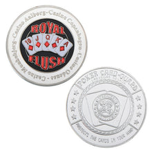 Load image into Gallery viewer, WR 24k Gold Casino Table Game Collectible Coin Chip Poker Card Guard Protects The Cards In Your Hand Golden Collection Gift
