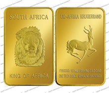 Load image into Gallery viewer, 2012- copper with gold plated Wholesale 1OZ Fine Gold-Plated Year 1967 2010 2011 2009 Krugerrand Copy Coin