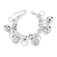 Load image into Gallery viewer, LongWay Heart Beetle Charm Bracelets Bangles For Women Gold Color Bracelet Austrian Crystal Chain Pulseras SBR140221