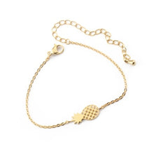 Load image into Gallery viewer, Minimalism Pineapple Bracelet For Women Dainty Gifts BFF Jewelry 2017 Friendship Stainless Steel Rose Gold Ananas Bracelet Femme