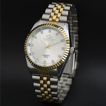 Load image into Gallery viewer, Golden New Clock gold Fashion Men watch full gold Stainless Steel Quartz watches Wrist Watch Wholesale CHENXI Gold watch men