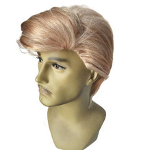 Load image into Gallery viewer, Donald Trump Gold Wig Costume Hair US President Cosplay for Halloween Costume Adult Fancy Wig Gold White Gold