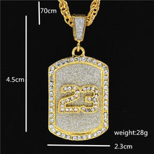 Load image into Gallery viewer, Uodesign The Praying Hands Pendants &amp; Necklaces Brother Gift Gold Color Crystal Alloy Hip Hop Men Chain Jewelry