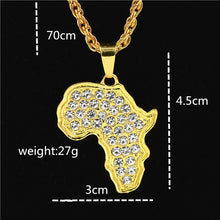Load image into Gallery viewer, Uodesign The Praying Hands Pendants &amp; Necklaces Brother Gift Gold Color Crystal Alloy Hip Hop Men Chain Jewelry