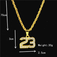 Load image into Gallery viewer, Uodesign The Praying Hands Pendants &amp; Necklaces Brother Gift Gold Color Crystal Alloy Hip Hop Men Chain Jewelry