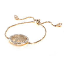 Load image into Gallery viewer, 2018 New pulseira mujer moda Clear Crystal Gold Charm Bracelets Bangles For Women Tree of Life Adjustable Bracelet Jewelry Gift