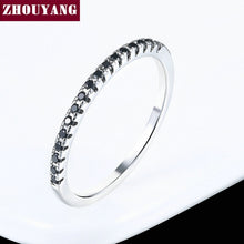 Load image into Gallery viewer, Wedding Ring For Women Man Concise Classical Multicolor Mini Cubic Zirconia Rose Gold Color Fashion Jewelry R132 R133 ZHOUYANG