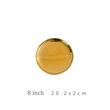 Load image into Gallery viewer, Ins gold coffee cup gold plated silver cup Bone China Tea Cups Gold Plated Mirror Effects Creative Drinkware
