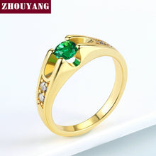 Load image into Gallery viewer, ZHOUYANG Wedding Ring For Women Classic Cubic Zirconia Rose Gold Color Fashion Jewelry Lover Rings Austrian Crystal ZYR249