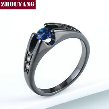 Load image into Gallery viewer, ZHOUYANG Wedding Ring For Women Classic Cubic Zirconia Rose Gold Color Fashion Jewelry Lover Rings Austrian Crystal ZYR249