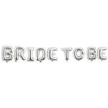 Load image into Gallery viewer, Gold/Rose Gold/Silver Bride To Be Letter Heart/Star Foil Confetti Balloons For Bachelorette Hen Party/Wedding Party Decoration