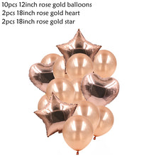Load image into Gallery viewer, Gold/Rose Gold/Silver Bride To Be Letter Heart/Star Foil Confetti Balloons For Bachelorette Hen Party/Wedding Party Decoration