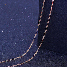 Load image into Gallery viewer, RE 45cm DIY women's chain Necklaces Friendly Copper Wave/Snake/Box Chains Jewelry Beads for Pendant Accessories rose gold J40