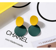 Load image into Gallery viewer, LZHLQ Drop Dangle Earrings Statement Earrings 2018 Fashion Metal Earrings For Women Gold And Silver Jewelry Simple Vintage