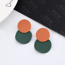 Load image into Gallery viewer, LZHLQ Drop Dangle Earrings Statement Earrings 2018 Fashion Metal Earrings For Women Gold And Silver Jewelry Simple Vintage