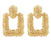 Load image into Gallery viewer, LZHLQ Drop Dangle Earrings Statement Earrings 2018 Fashion Metal Earrings For Women Gold And Silver Jewelry Simple Vintage