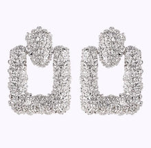 Load image into Gallery viewer, LZHLQ Drop Dangle Earrings Statement Earrings 2018 Fashion Metal Earrings For Women Gold And Silver Jewelry Simple Vintage