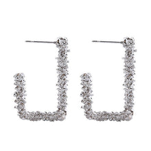 Load image into Gallery viewer, LZHLQ Drop Dangle Earrings Statement Earrings 2018 Fashion Metal Earrings For Women Gold And Silver Jewelry Simple Vintage