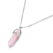 Load image into Gallery viewer, KISSWIFE Fashion Bohemia 1 PCS Natural Stone Moon Choker Gold Color Crystal Pendant Necklace For Women Wedding Party Gift