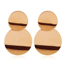 Load image into Gallery viewer, LZHLQ Drop Dangle Earrings Statement Earrings 2018 Fashion Metal Earrings For Women Gold And Silver Jewelry Simple Vintage