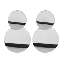 Load image into Gallery viewer, LZHLQ Drop Dangle Earrings Statement Earrings 2018 Fashion Metal Earrings For Women Gold And Silver Jewelry Simple Vintage