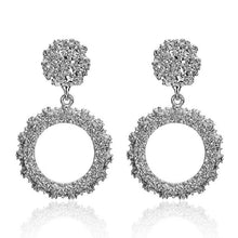 Load image into Gallery viewer, Round Vintage Earrings for Women of Gold/silver Earrings Fashion Jewelry Earrings Declaration 2019 Modern Fashion Jewelry
