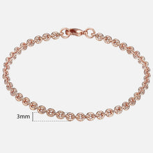 Load image into Gallery viewer, 20cm Bracelets For Women Men 585 Rose Gold Curb Snail Foxtail Venitian Link Chains Men's Bracelets Fashion Jewelry Gifts KCBB1