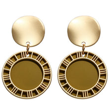 Load image into Gallery viewer, 17KM New Gold Korean Earrings 2019 For Women Lover Fashion Drop Round Heart Dangle Earring Wedding Geometric Jewelry Wholesale