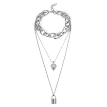 Load image into Gallery viewer, Fashion Charm ZA Maxi Chunky Collar Choker Necklaces For Women Gold Silver Girls Chain Jewelry Short Accessories Brincos 2019