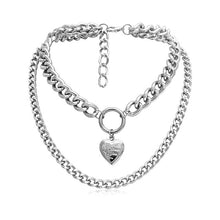 Load image into Gallery viewer, Fashion Charm ZA Maxi Chunky Collar Choker Necklaces For Women Gold Silver Girls Chain Jewelry Short Accessories Brincos 2019