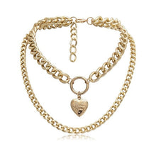 Load image into Gallery viewer, Fashion Charm ZA Maxi Chunky Collar Choker Necklaces For Women Gold Silver Girls Chain Jewelry Short Accessories Brincos 2019