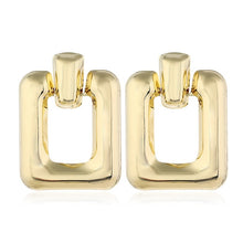 Load image into Gallery viewer, LZHLQ Drop Dangle Earrings Statement Earrings 2018 Fashion Metal Earrings For Women Gold And Silver Jewelry Simple Vintage