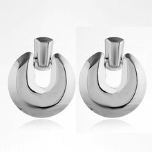 Load image into Gallery viewer, LZHLQ Drop Dangle Earrings Statement Earrings 2018 Fashion Metal Earrings For Women Gold And Silver Jewelry Simple Vintage