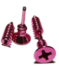 Load image into Gallery viewer, 1Pair Punk Fashion Gold Black Color Stainless Nail Screw Stud Earring for Women &amp; Men Helix Ear Piercings Fashion Jewelry F3903