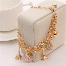 Load image into Gallery viewer, 2019 New Woman Bracelets Mulitlayer Gold Chain Heart Bracelets &amp; Bangles Charm Bracelets For Women Crystal Bracelets